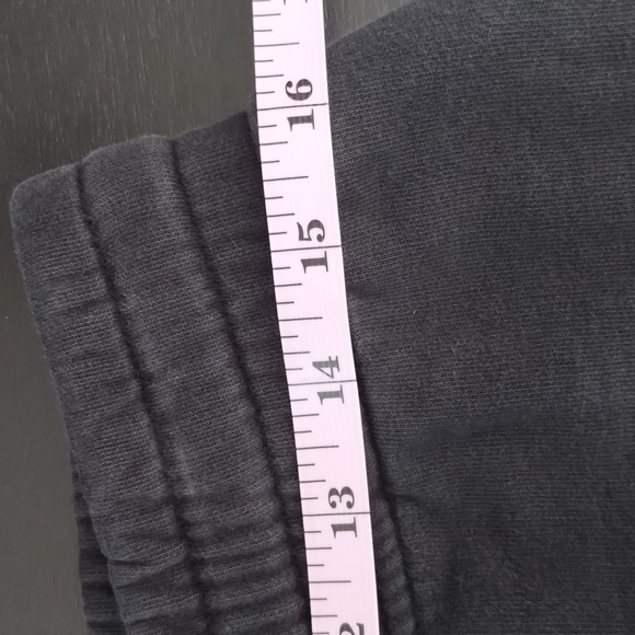 Gymshark joggers sweatpants solid black size medium cotton blend with pockets - Picture 10 of 12